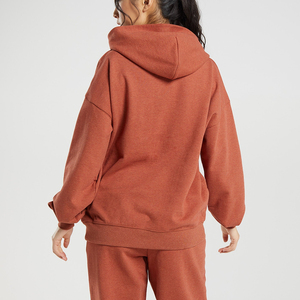 Survêtement lavé à l'acide avec logo personnalisé pour les femmes Survêtement de mode à manches longues respirant et lourd pour les femmes - Product Image 2