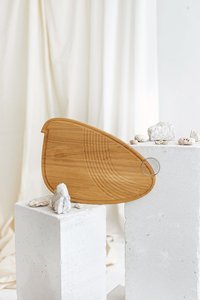 Planche à découper en chêne en forme d'oiseau, planche à découper de cuisine naturelle solide, planche de préparation décorative pour la maison, le restaurant et les cadeaux - Product Image 4