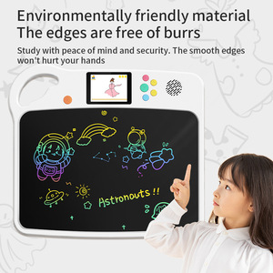 Cuscinetti per scrittura digitali LCD a doppio schermo per scrittura magica tavoletta penna stilo con scheda di apprendimento interattivo regalo per studenti dotati - Product Image 2