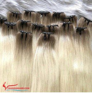 Extensiones de Cabello Humano Vietnamita de Doble Trama, Colores Premium para Peluquería, Cabello Suave y Sedoso - Product Image 2