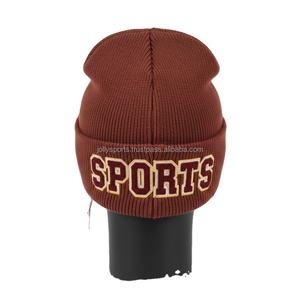 Gorro de Punto para Mujer, Suave, de Lana Acrílica, Cálido, Elástico, Colores Sólidos, Logotipo Personalizado, Bordado 3D, Gorro de Invierno, Gorro Jacquard - Product Image 2