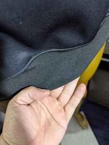 Custom Men's Heavyweight Full Zip up <b>Hoodie</b> Solid Patchwork Hiphop Style Double Hood 3D Cotton Fleece <b>Gothic</b> Top Wholesale - Product Image 3