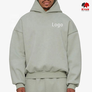 Sweat à capuche pour homme Ryan Pro Gear avec logo personnalisé sur le devant, tissu en molleton 100% coton, respirant, décontracté, vêtements d'hiver, ODM - Product Image 3