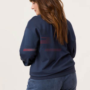 Sudadera con diamantes de imitación y logotipo personalizado superventas sudadera con diamantes de imitación y logotipo personalizado de alta calidad para mujer - Product Image 5