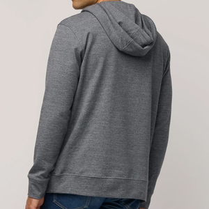 French Terry Hoodie para hombres Merino Wool Men's Pockets Hoodies Venta al por mayor Fit Street Wear Hoodies Sudadera para hombre con capucha - Product Image 2