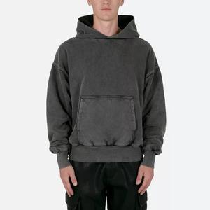 เสื้อฮู้ดผ้าฝ้าย100% สำหรับผู้ชาย,น้ำหนักเบามีไซส์ใหญ่พิเศษทำจากผ้าคอตตอน French Terry - Product Image 1