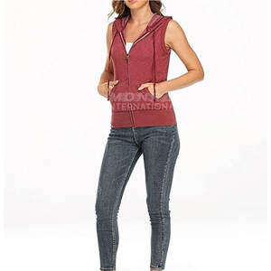 Entrenamiento Sudaderas con capucha sin mangas Mujeres Muscle Fitness Compresión Culturismo Sudaderas con capucha sin mangas para mujeres - Product Image 5