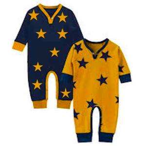 100% coton biologique bébé Onesie pyjama pyjama imprimé numérique coton biologique bébé vêtements barboteuses - Product Image 4