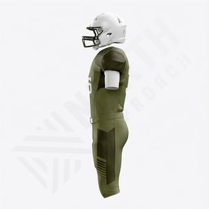 Nouveauté : Tenue d'équipe de football américain, uniforme de football américain, taille plus, polyester, twill, haute qualité, manches longues, performance adulte - Product Image 3