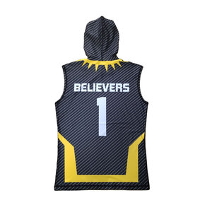 Custom Compression 7v7 Football Jerseys with Hood, 7v7 Flag Football Uniforms - Product Image 4