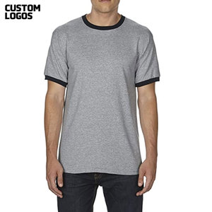 Respirant Nouveaux Hommes Femmes Ringer T-Shirt Unisexe Ringer T-Shirt - Product Image 1
