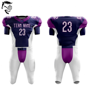 Ensembles de vêtements de sport de football américain personnalisés les plus vendus de haute qualité à manches courtes et respirants au prix de gros - Product Image 1