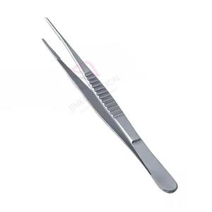 Pinces à tissus chirurgicales TC DeBakey en acier inoxydable de 15 cm |   Pince vasculaire atraumatique et forceps à pouce 1,5 mm à pointe fine certifiée CE - Product Image 6