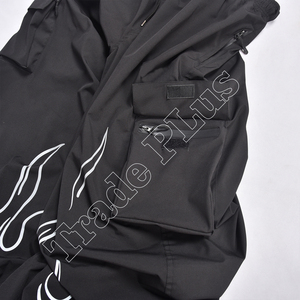 Pantalones de nieve de esquí al por mayor de OEM, pantalones holgados de nailon de tendencia 100%, pantalones holgados de esquí de hip hop de alta calidad, ropa de nieve - Product Image 3