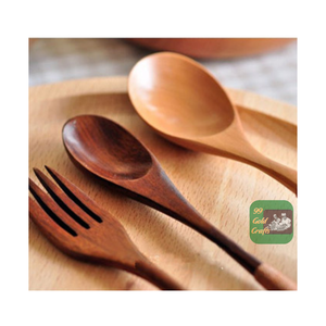 CUILLÈRE EN BOIS OUTIL FAIT MAIN ÉCOLOGIQUE PARFAIT POUR LA CUISINE ET LE MÉLANGE DES ALIMENTS - Product Image 5