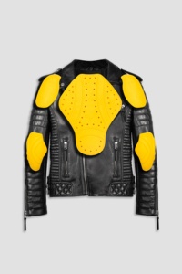 Veste de motard de luxe unisexe personnalisée imprimée en cuir de vachette véritable nouveau style de motocycliste XL - Product Image 2