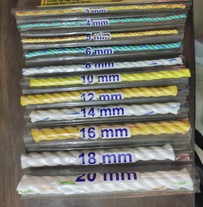 Cordes en polypropylène torsadées en matière première PP de qualité plastique recyclée, 4 mm-20 mm, anti-UV, durables, MULTIROPES, modèle Master PP, pas cher - Product Image 6