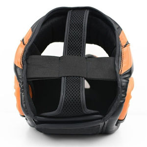 Protector de cabeza de boxeo de entrenamiento cómodo del fabricante superior Cuero y PU Cara-Patrón Demanda del cliente-Protección - Product Image 2