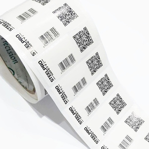 Autocollant d'étiquette de numéro de série de code-barres personnalisé - Product Image 1