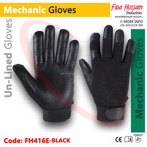 Guantes de trabajo de cuero de piel de cabra de alta calidad, venta al por mayor, mecánico de seguridad de invierno Arbeitshandschuhe para escenas de esquí y exteriores - Product Image 5
