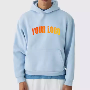 Nueva llegada de algodón personalizado francés Terry Drop Shoulder Boxy Fit Oversized Pullover Hoodies - Product Image 1