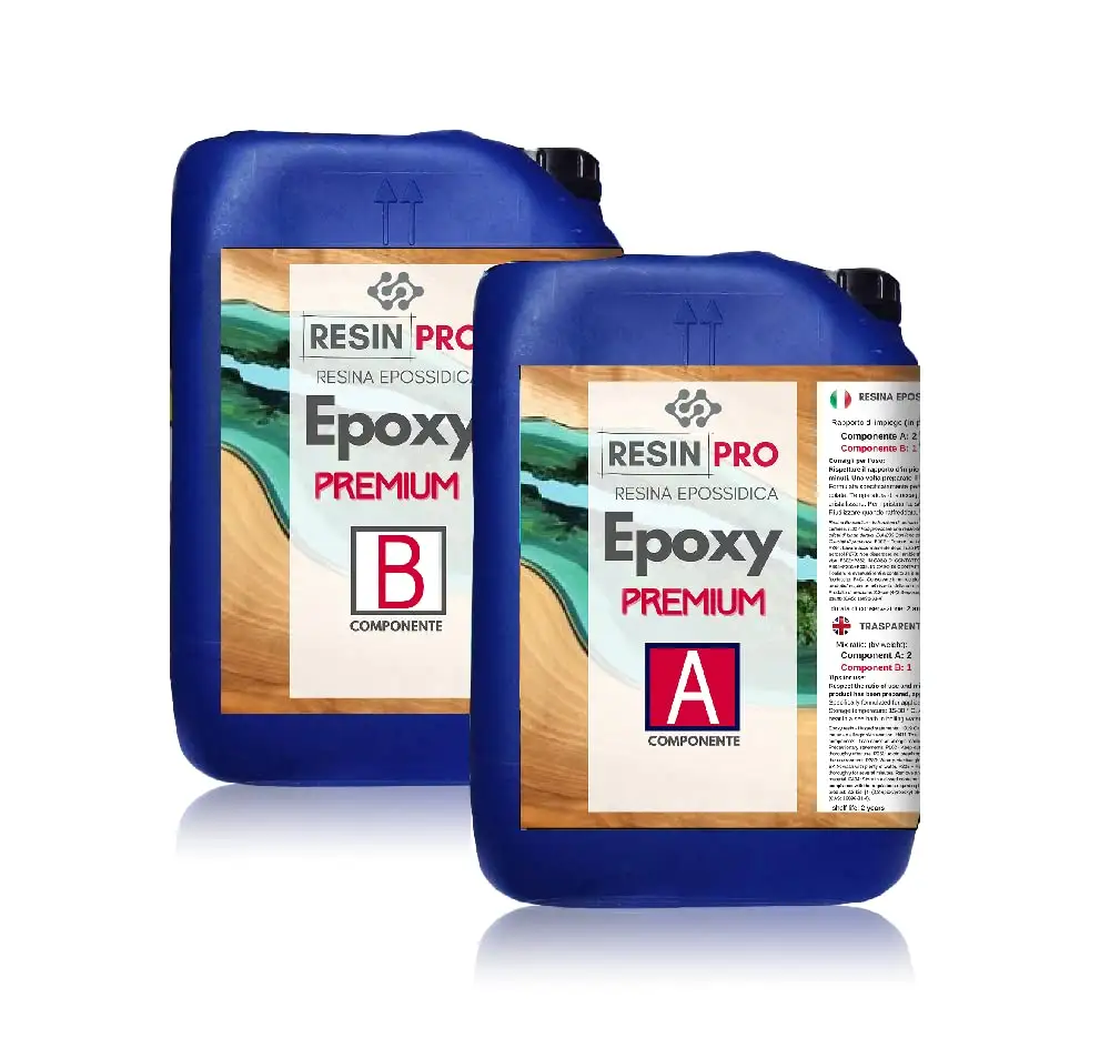Специальная оптовая продажа, прозрачная средняя текучесть эпоксидная смола "EpoxyPremium" для глубоких отливок до 7,5 см 7,1 кг