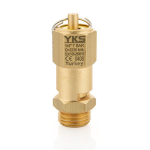 Válvula de Seguridad de Latón Cromado Sellada con Certificación CE de 1/8'' y 18 Bares - Válvula de Alivio de Presión - Válvula de Seguridad Industrial - Product Image 3