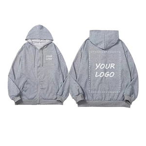 Custom StreetwearฤดูหนาวZip Up HoodieสีทึบHoodedเสื้อกันหนาวผู้ชายHoddiesคุณภาพสูง - Product Image 2
