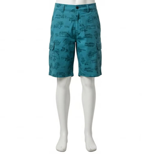 กางเกงขาสั้นคาร์โก้แห้งเร็วสำหรับกิจกรรมกลางแจ้ง ผ้าโพลีเอสเตอร์ระบายอากาศดี ปิดด้วยซิป เหมาะสำหรับการเดินป่า ท่องเที่ยวชายหาด และเล่นกีฬา - Product Image 4