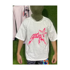 2025 hommes décontracté respirant coton T-Shirts personnalisé imprimé Logo col rond manches courtes tissu usé été T-Shirts - Product Image 1