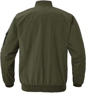 Poliéster Streetwear Estilo Hombres Chaqueta de bombardero Satén Bomber Chaquetas de los hombres para la venta en el mejor precio Chaqueta de Bombardero - Product Image 2
