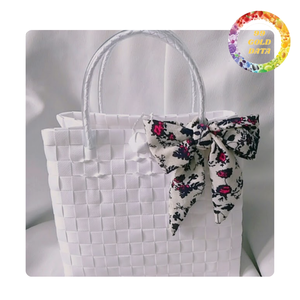 Woven Plastic <b>Bag</b> With Handle | Made In Vietnam For <b>Clothing</b> Groceries Or Daily Use | Ready to ship - Product Image 5