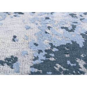 Tattvam Lu-9031 Blue Hand Knotted Wool & Bamboo <b>Silk</b> Rugs Home Textile (Cs-01) - Product Image 3