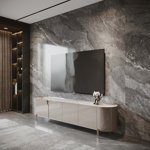 Modern Wood Side <b>Cabinet</b> for Home & Apartment Use in Living Room & Bedroom Versatile Home Furniture - Product Image 6