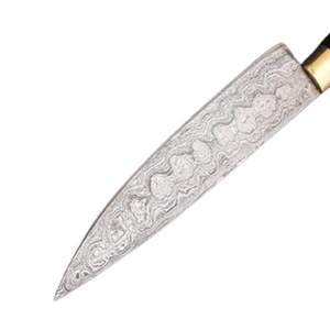 2025 nouvel ensemble de couteaux de chef de cuisine en acier damas fait à la main avec gaine en cuir de style nouveau de haute qualité personnalisé et fait à la main comprend - Product Image 5