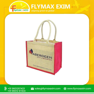 Sacs à provisions en jute naturel réutilisables de haute qualité Utilisation quotidienne écologique Embrassant des sacs en jute de haute qualité éco-mode - Product Image 4