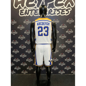 Conjunto de Uniforme de Baloncesto Personalizado, Transpirable, Talla Grande, Diseño Impreso por Sublimación, Reversible, para Hombre y Mujer - Product Image 2