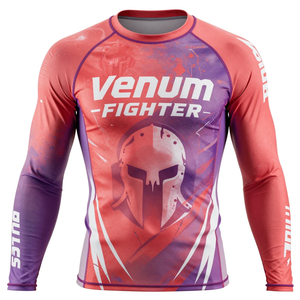เสื้อแรชการ์ดวีนัมสำหรับผู้ชาย ผลิตจากโพลีเอสเตอร์ 100% เป็นมิตรต่อสิ่งแวดล้อม แขนยาว เหมาะสำหรับเล่นกีฬากลางแจ้งและว่ายน้ำ  รุ่นวีนัม ไฟท์เตอร์ แรชการ์ด - Product Image 4