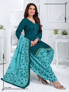 New 2023 <strong>Designer</strong> Party Wear Sexy Premium Quality Pure Cotton <strong>Kurti</strong> With Pant and <strong>Dupatta</strong> With Printed Work Worldwide Supplier - Product Image 2