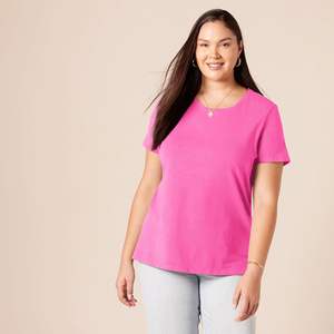 Camiseta de Verano para Mujer, Elegante, Tejido Suave, Talla Grande, Transpirable, de Secado Rápido, Ajuste Delgado, Ecológica, Textura Ligera, Caída Fluida, Sensación Suave - Product Image 5