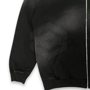 Novedad, Sudadera con Capucha Extra Grande para Hombre, Informal, de Invierno, 100% Algodón, Sólida, de Alta Calidad - Product Image 5