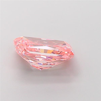 Vente en gros usine – Pierres synthétiques roses taille radiant cultivées en laboratoire, certifiées IGI, en vrac, pour bijoux haut de gamme (pendentifs, colliers, boucles d'oreilles)