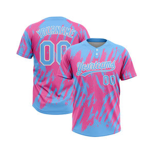 Camisetas de Béisbol Unisex Personalizadas al por Mayor, Transpirables, Estampadas, de Alta Calidad, Cosidas, Edición Limitada, Ropa de Béisbol y Sóftbol - Product Image 1