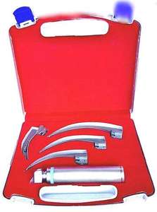 Premium CE aprobado instrumentos quirúrgicos fibra óptica Macintosh laringoscopio conjunto 4 cuchillas diagnóstico laringe - Product Image 2