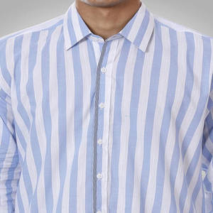 OEM/OEM Camisa de franela para hombre Impresión personalizada Logotipo bordado Tallas grandes 100% Camisa de franela de manga larga de algodón para hombres - Product Image 5