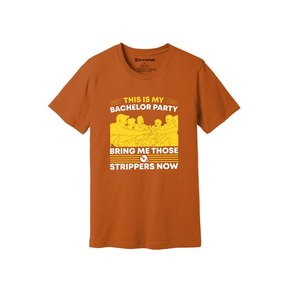 Camiseta de tela de algodón 100% con estampado de temas de fiesta 160-180 a GSM pesado 12 colores disponibles Personalice su propio diseño y colocación - Product Image 2