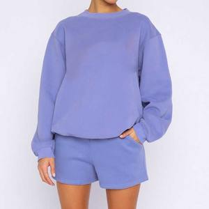 เซ็ตเสื้อกีฬาแบบสวมหัวชุดเสื้อสเวตเตอร์ที่จำเป็นสำหรับผู้หญิงชุดเสื้อฮู้ดและเสื้อกันหนาวออกแบบได้ตามต้องการ - Product Image 1