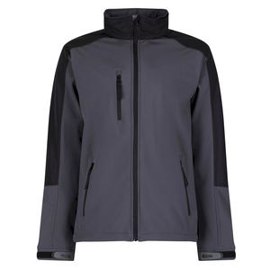 Veste coupe-vent d'extérieur, veste softshell avec doublure en polaire, acceptation du logo du client, vêtements de sport OEM avec fermeture éclair rapide - Product Image 1