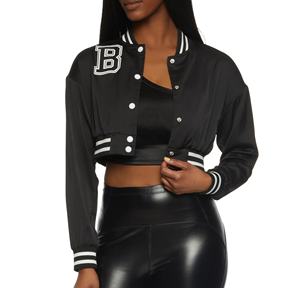 Blouson Bomber en Satin Personnalisé de Haute Qualité pour l'Hiver, Style Urbain, avec Logo Universitaire Brodé, Imperméable, Coupe-Vent, Réversible et à Carreaux - Product Image 1