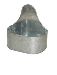 farmhouse garden decor half round bucket metal unique <b>wall</b> planter outdoor and indoor hanging zinc <b>wall</b> planter <b>flower</b> fot - Product Image 1
